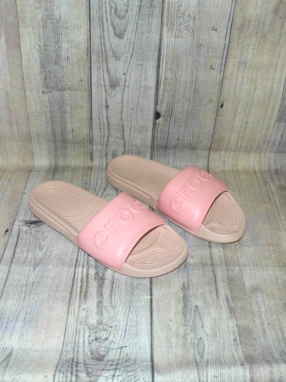 CROCS All Day Slide Powder Pink Slide Sandals Womens Size 9